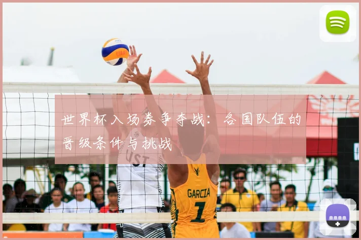 世界杯入场券争夺战：各国队伍的晋级条件与挑战